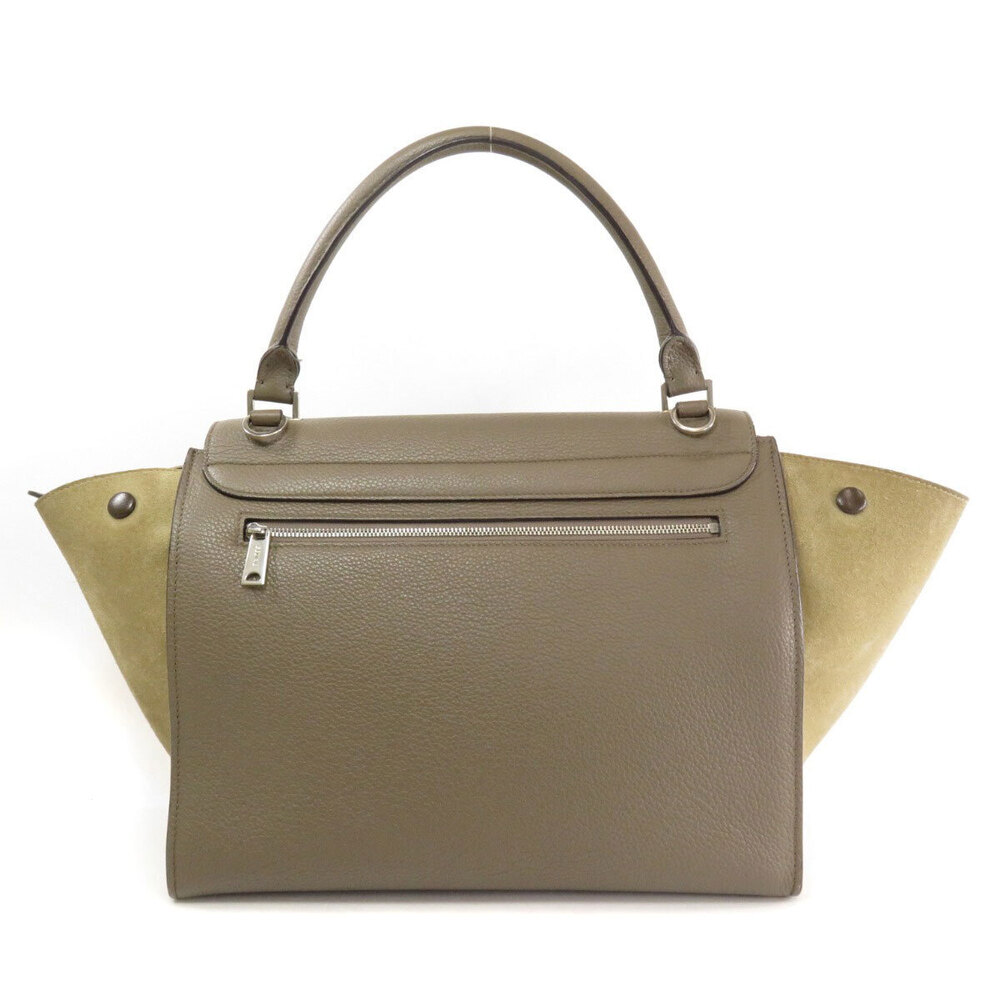 Celine leather Calfskin Trapeze bag Leather Shoulder 2way